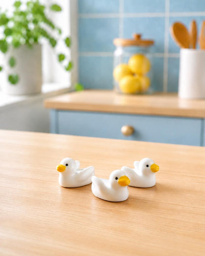 Duck Capybara Chopstick Rest Set — lifestyle photo | ORAORA HOME