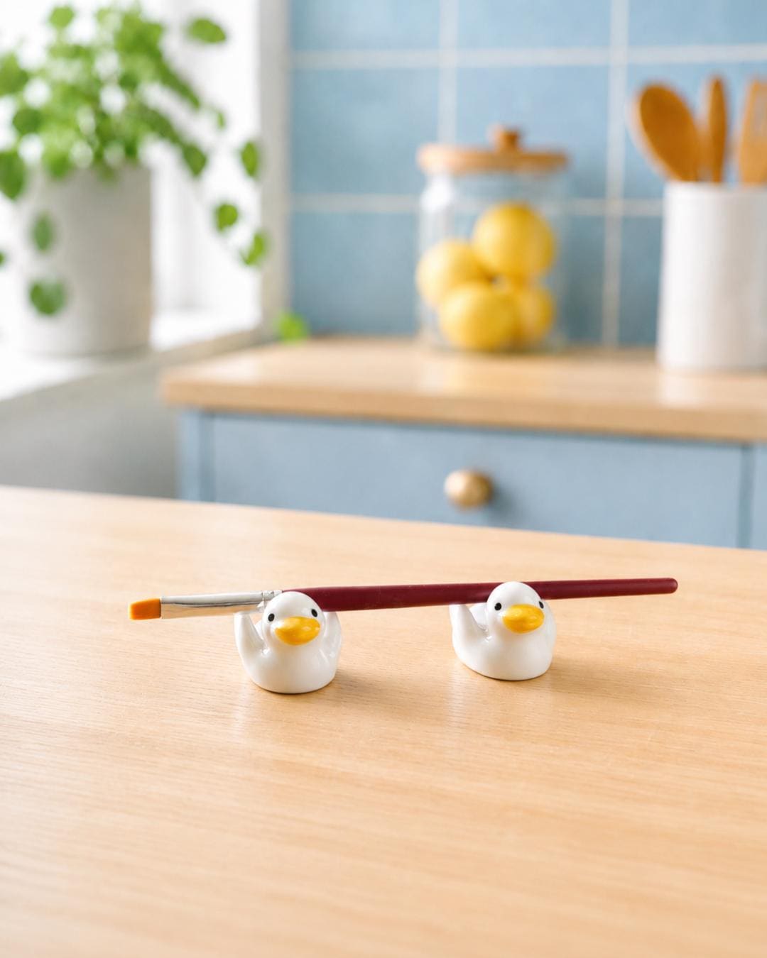 Duck Capybara Chopstick Rest Set — ceramic tableware | ORAORA HOME