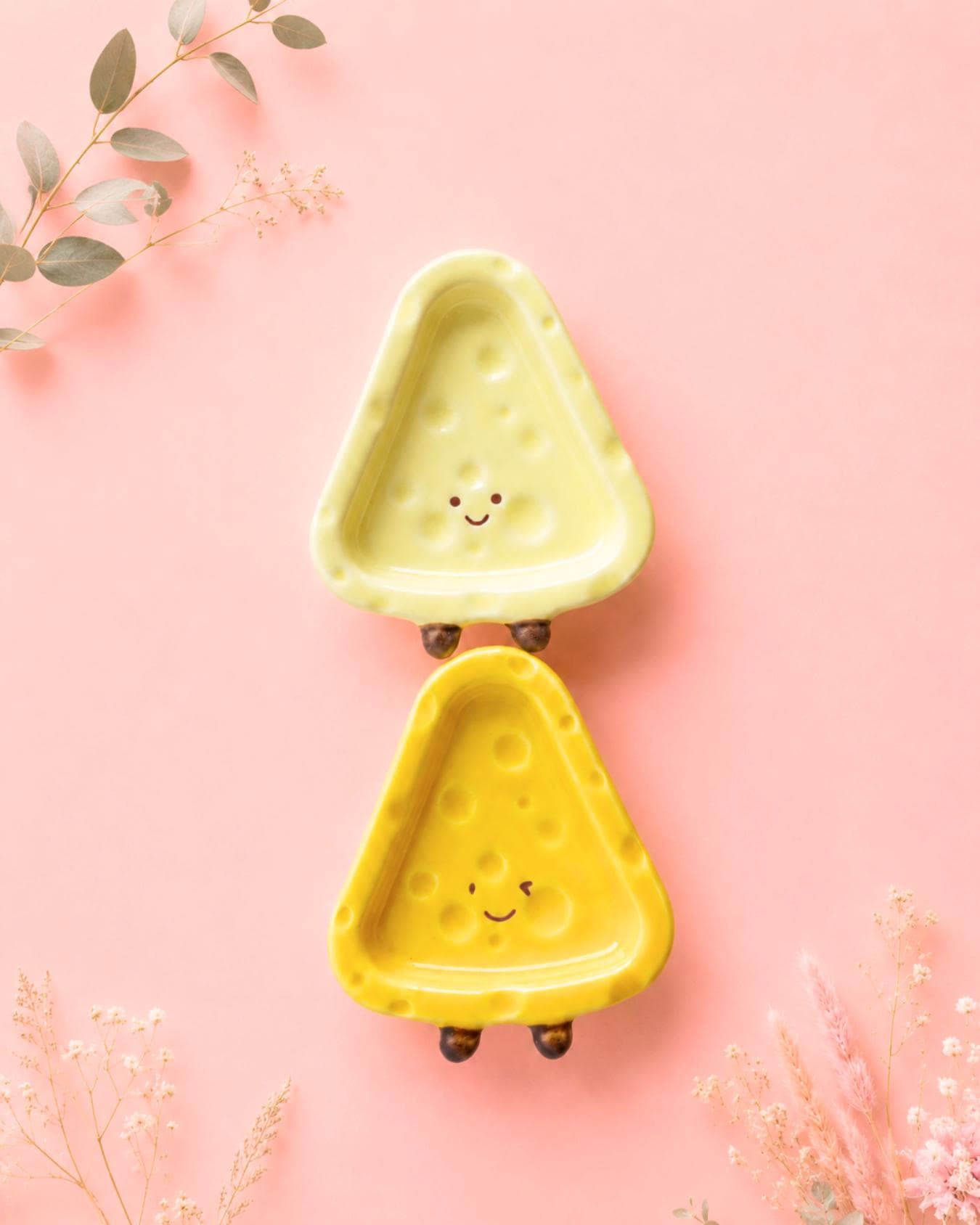 Cheese Slice Ceramic Dipping Dish — food-safe ceramic | ORAORA HOME