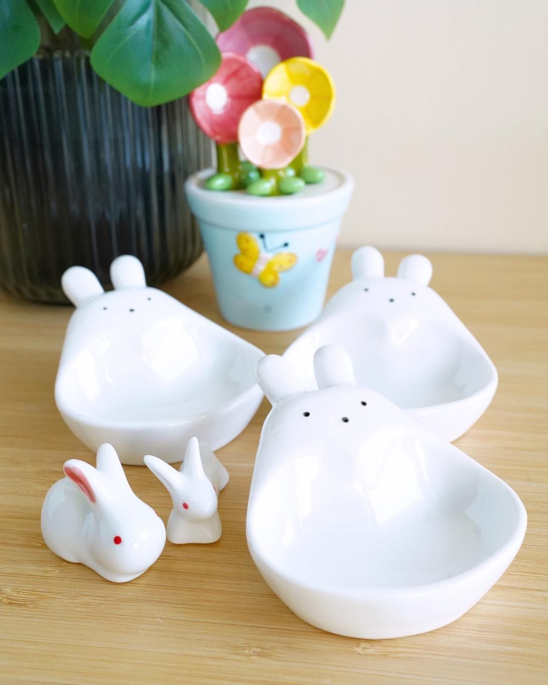 Bunny Dipping Bowl Set — ceramic tableware | ORAORA HOME