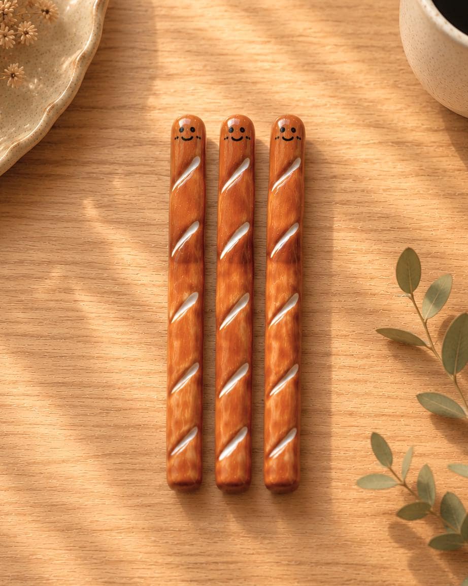 Baguette Ceramic Coffee Stirrer — lifestyle photo | ORAORA HOME