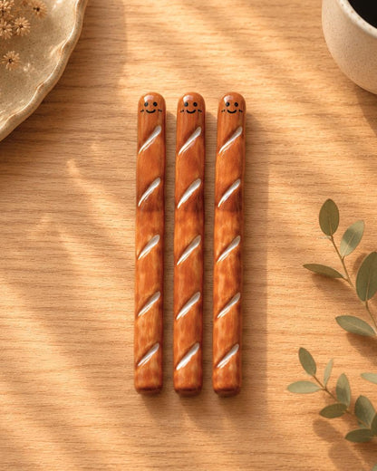 Baguette Ceramic Coffee Stirrer — lifestyle photo | ORAORA HOME