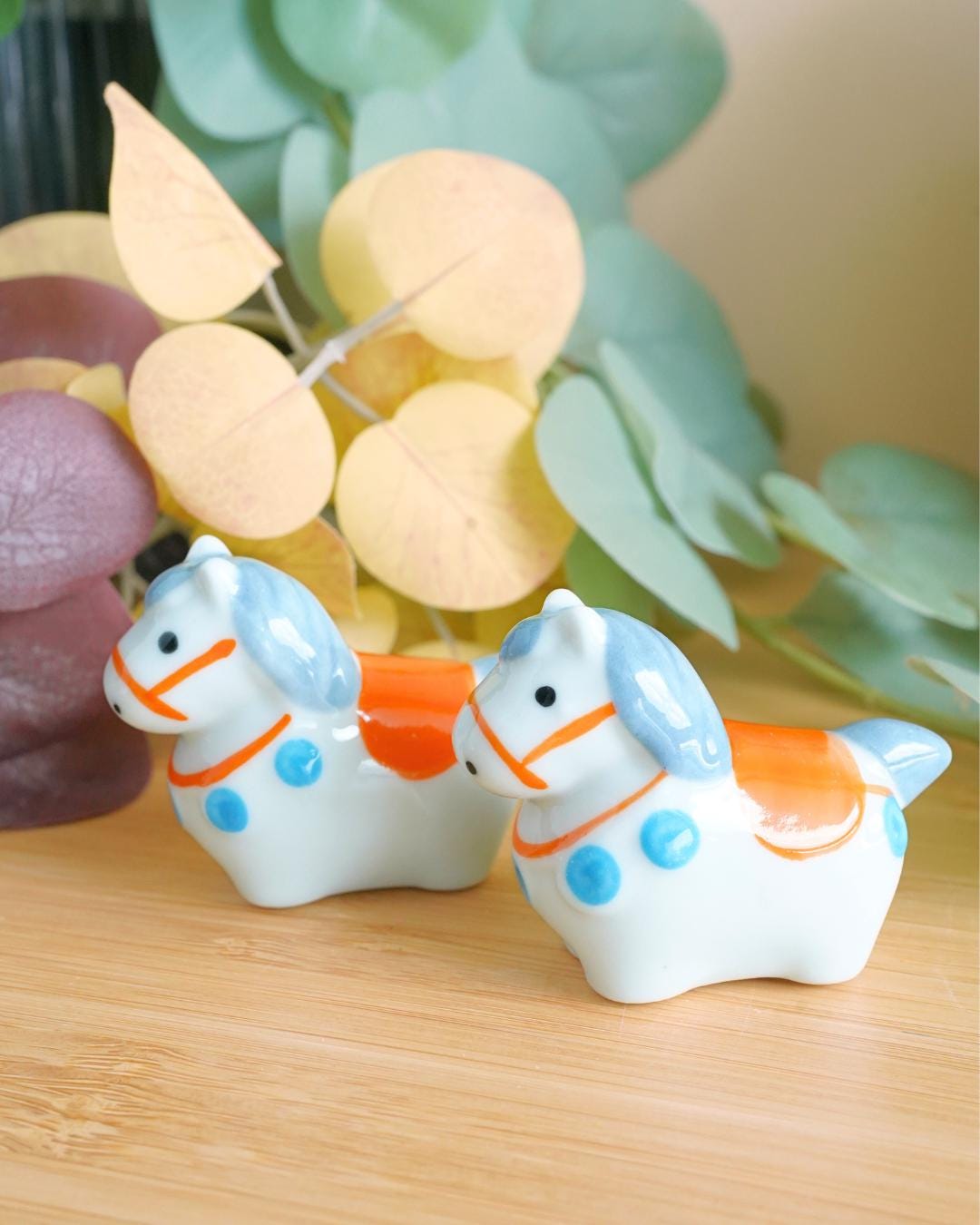 Horse Ceramic Chopstick Rest — ceramic pony kawaii chopstick rest | ORAORA HOME