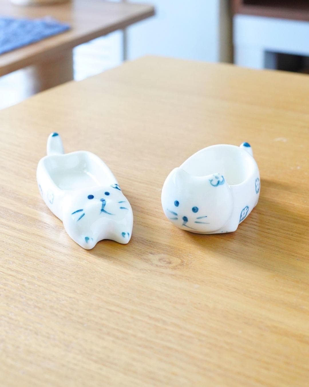 Cat Ceramic Dipping Dish — Japanese kawaii design | ORAORA HOME
