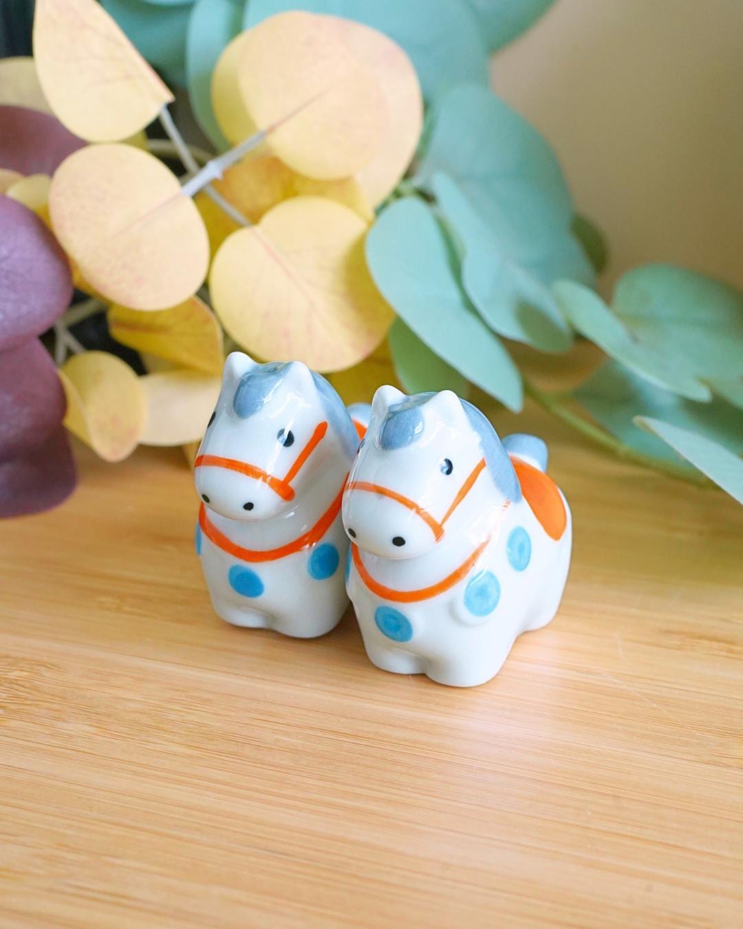 Horse Ceramic Chopstick Rest — detail view | ORAORA HOME