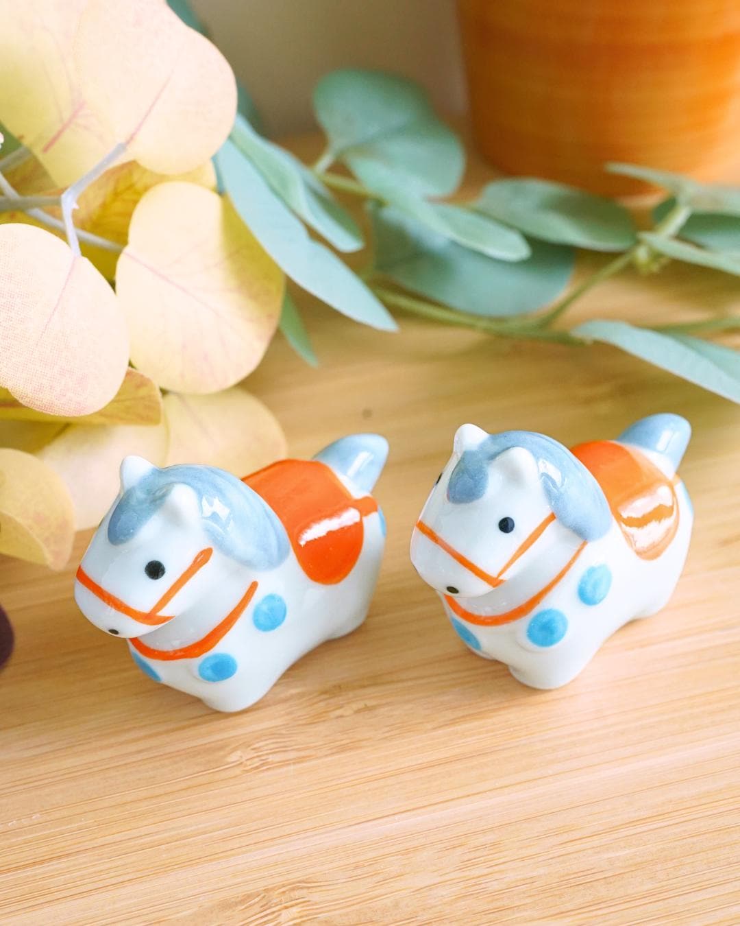 Horse Ceramic Chopstick Rest — Japanese kawaii design | ORAORA HOME